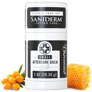 Saniderm Original Tattoo Aftercare Balm - Small (1.0 oz) – Petroleum-Free