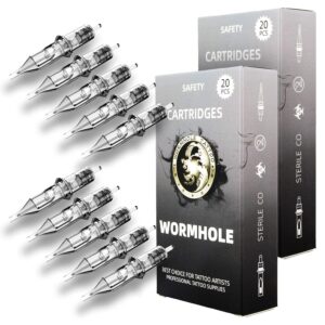 Wormhole Tattoo Cartridge Needles 50pcs Assorted Tattoo Needle